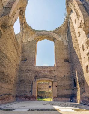 Caracalla, antik hamamlar Roma genel thermae Harabeleri