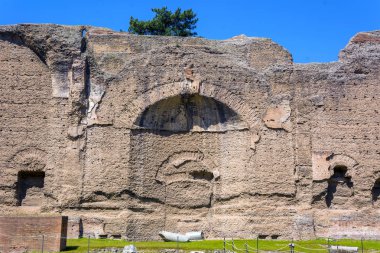 Caracalla, antik hamamlar Roma genel thermae Harabeleri