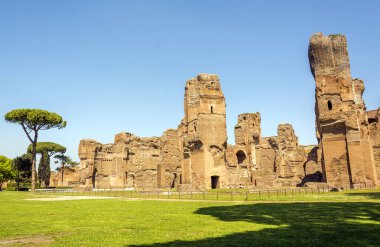 Caracalla, antik hamamlar Roma genel thermae Harabeleri