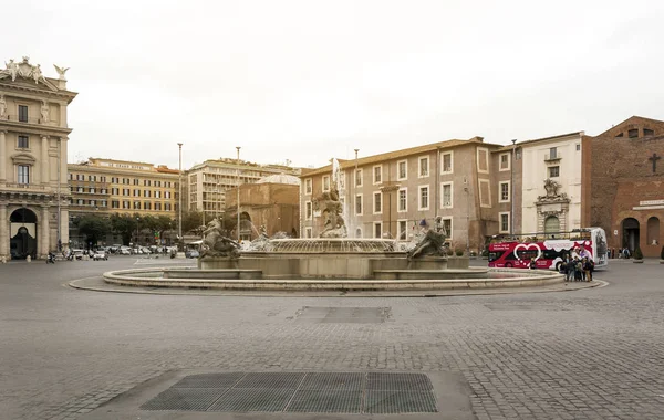 Vista da piazza della repubblica em Roma — Fotografia de Stock