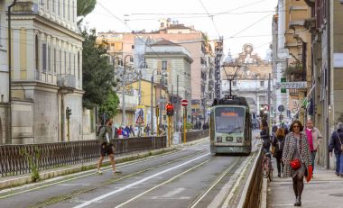 Roma'da tramvay