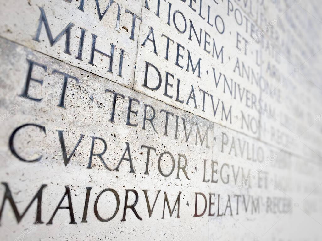 ancient roman epigraph