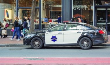 San Francisco polis departmanı araba