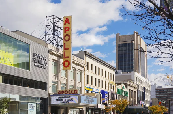 Ünlü Apollo Tiyatrosu Harlem, New York — Stok fotoğraf