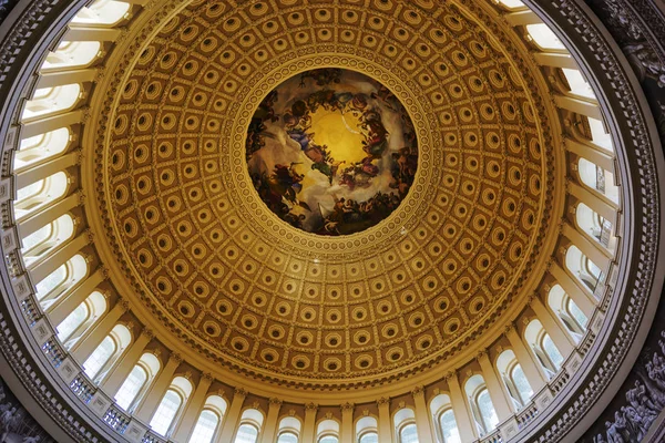 Interior of the Washington capitol hill dome Rotunda — Stock Photo, Image