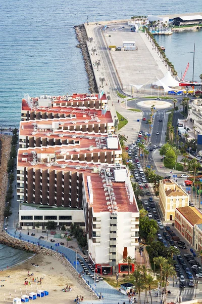 Letecký pohled na luxusní Hotel Melia Alicante Španělsko — Stock fotografie