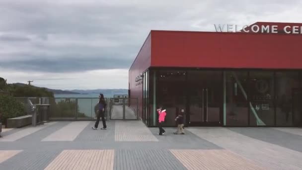 São Francisco Eua Outubro 2016 Cena Diurna Golden Gate Bridge — Vídeo de Stock