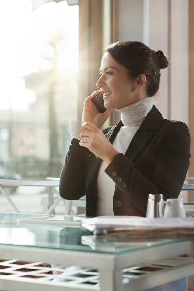 Young businesswoman having a break — Stock Photo, Image