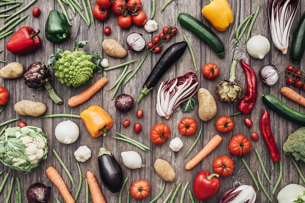野菜のカラフルな背景 — ストック写真