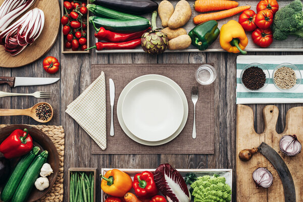 Fresh healthy vegetables