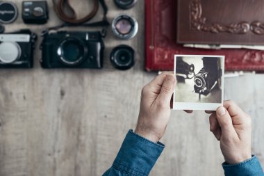 Bir anlık görüntü tutarak fotoğrafçı
