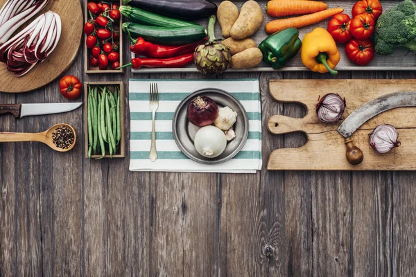 Gezond eten en traditionele voeding — Stockfoto