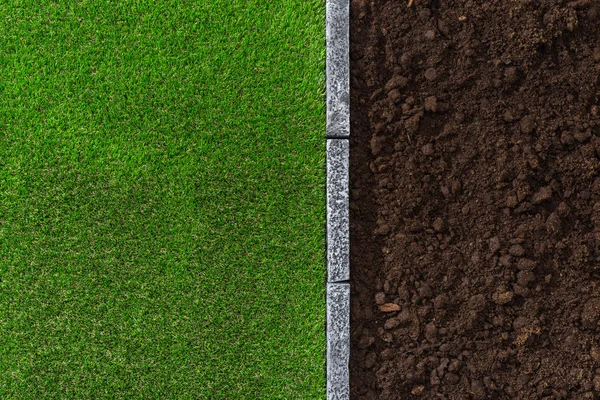 Soil and grass — Stock Image Soil and grass Stock Picture