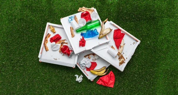 After party garbage — Stock Photo, Image