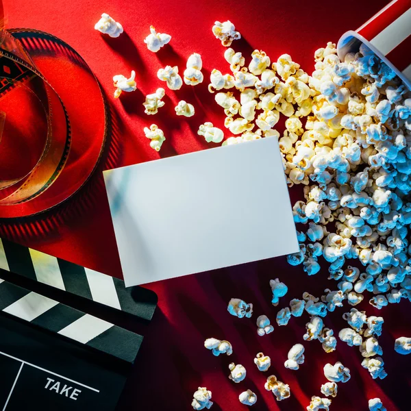 Cinema promo card — Stock Photo, Image