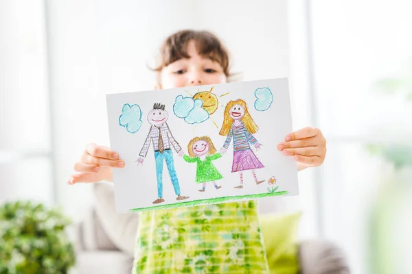 Cute girl holding a sign — Stock Photo, Image