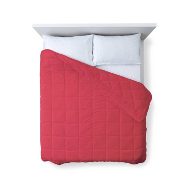 Şık yatak Üstten Görünüm