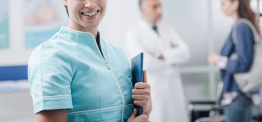 Klinikte sağlık çalışanları