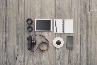 Hipster serbest fotoğrafçı