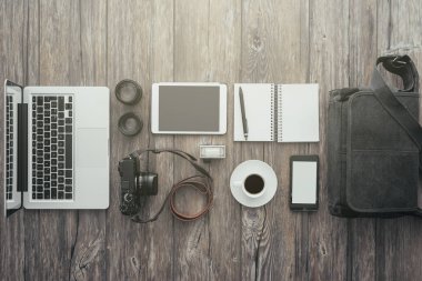 Hipster serbest fotoğrafçı