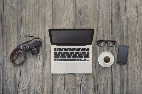 Hipster desktop — Stock Photo, Image