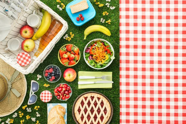 Picknick i parken — Stockfoto