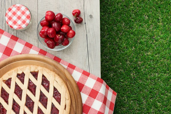 Tarta de cereza — Foto de Stock