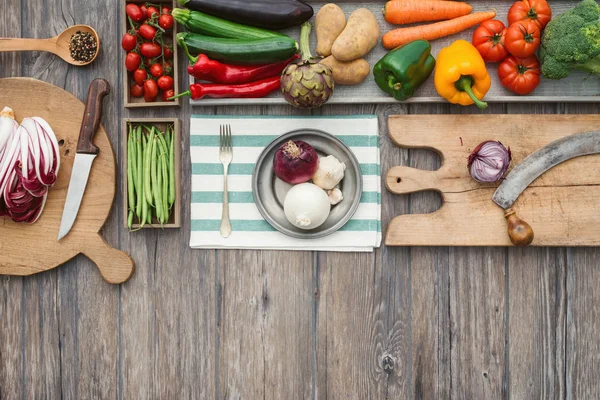 Une alimentation saine et traditionnelle — Photo