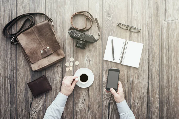 Descanso relajante para café — Foto de Stock