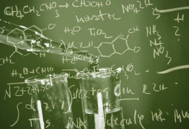 tüp su ile damla tebeşir bilim gr yazma kimyasal