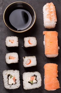 Japon suşi rulo suşi ayarla -