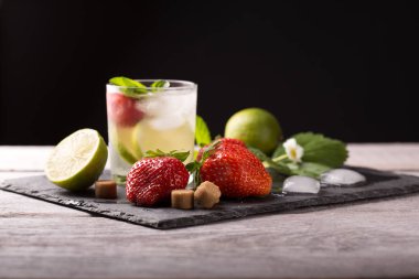 çilek kireç kokteyl