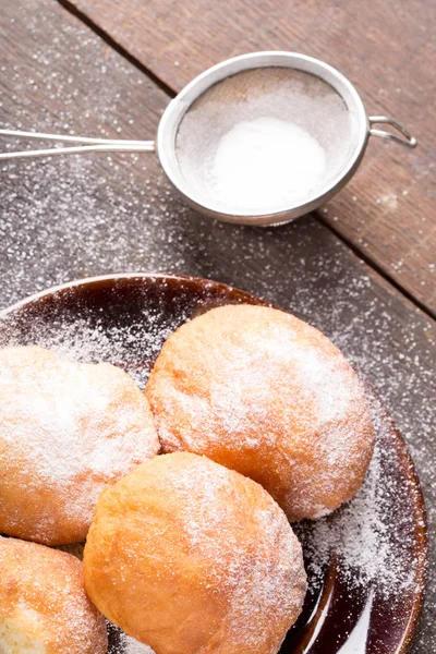 Donuts tradicionais caseiros — Fotografia de Stock