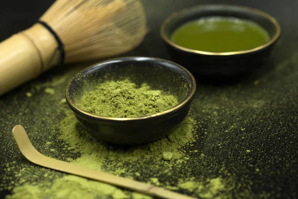 Matcha zöld tea — Stock Fotó