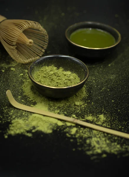 Matcha zöld tea — Stock Fotó