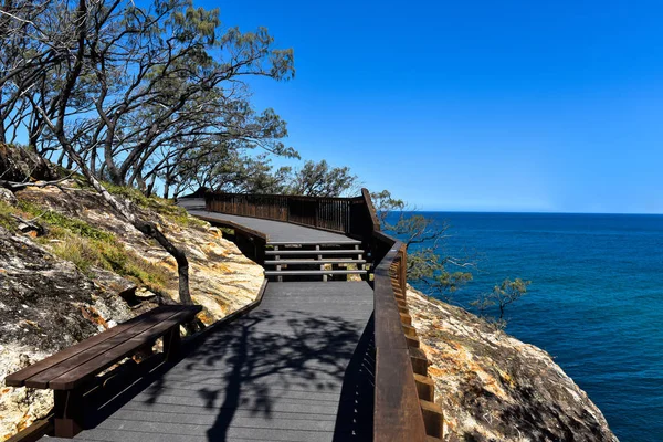 Gorge yürüyüş yolda Kuzey Stradbroke Island, Avustralya