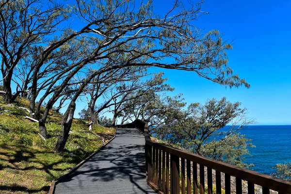 Gorge yürüyüş yolda Kuzey Stradbroke Island, Avustralya