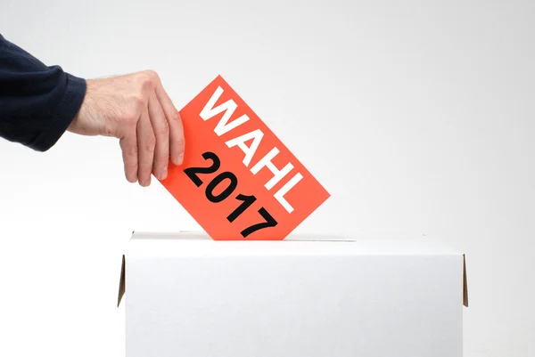 Wahl 2017 - deutsch — Stockfoto