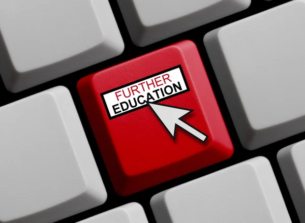 Computer Keyboard: Further Education — Stock Photo, Image