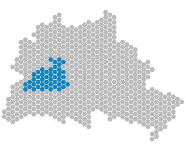 Berlin harita: Charlottenburg-Wilmersdorf