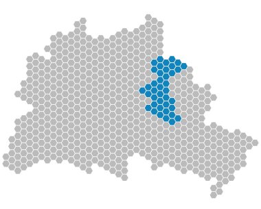 Berlin harita: Lichtenberg