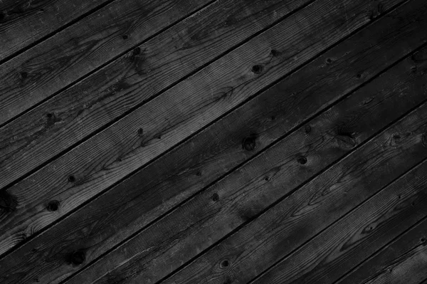 Diagonale donkere houten planken — Stockfoto