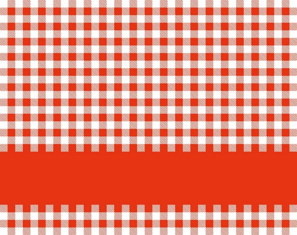 Tablecloth with stripe red white