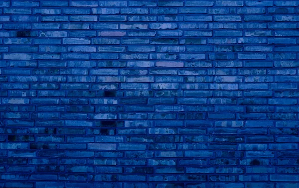 Vieux mur de briques bleues — Photo