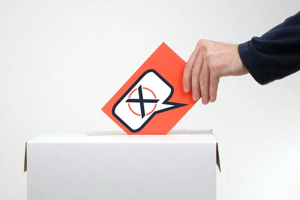 투표 시간 — 스톡 사진