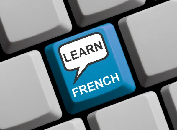 Французский язык онлайн — стоковое фото