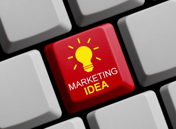 Marketing Idea online — Stock Photo, Image