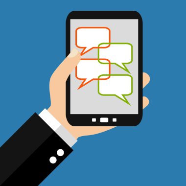 Smartphone - iletişim sembolleri