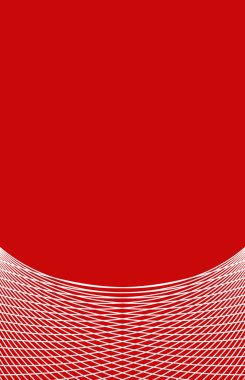 Kırmızı arka plan ile eğri beyaz çizgiler