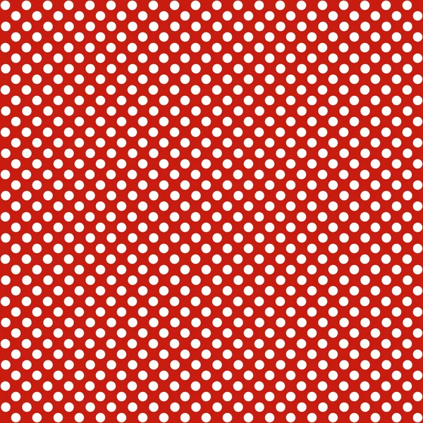 Pois sans couture rouge blanc — Photo